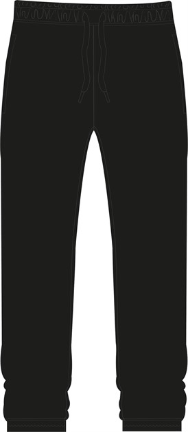 Joggingbyxa unisex svart st S